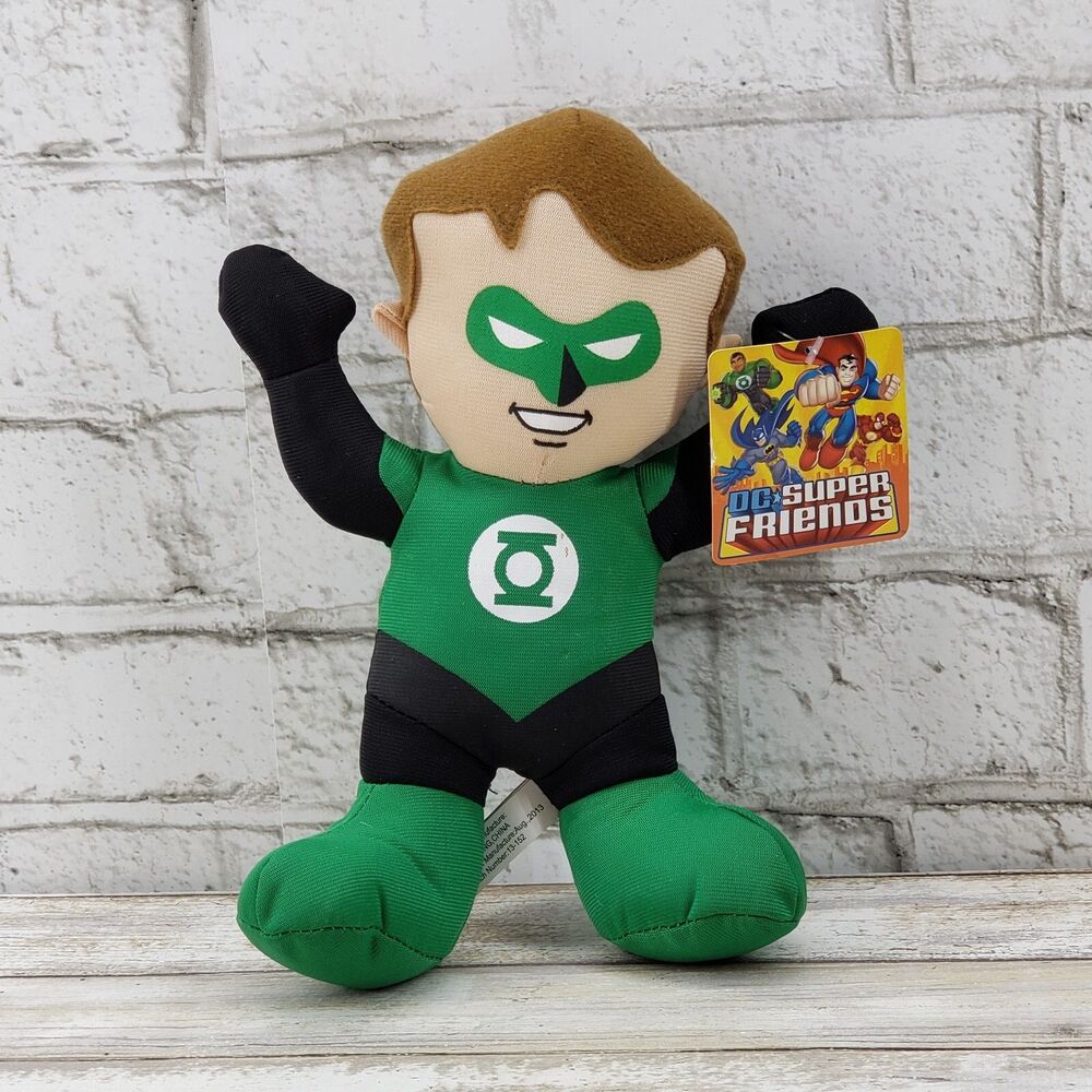 Green Lantern DC Super Friends 9" Plush Stuffed Animal Toy NIB NWT Fisher-Price